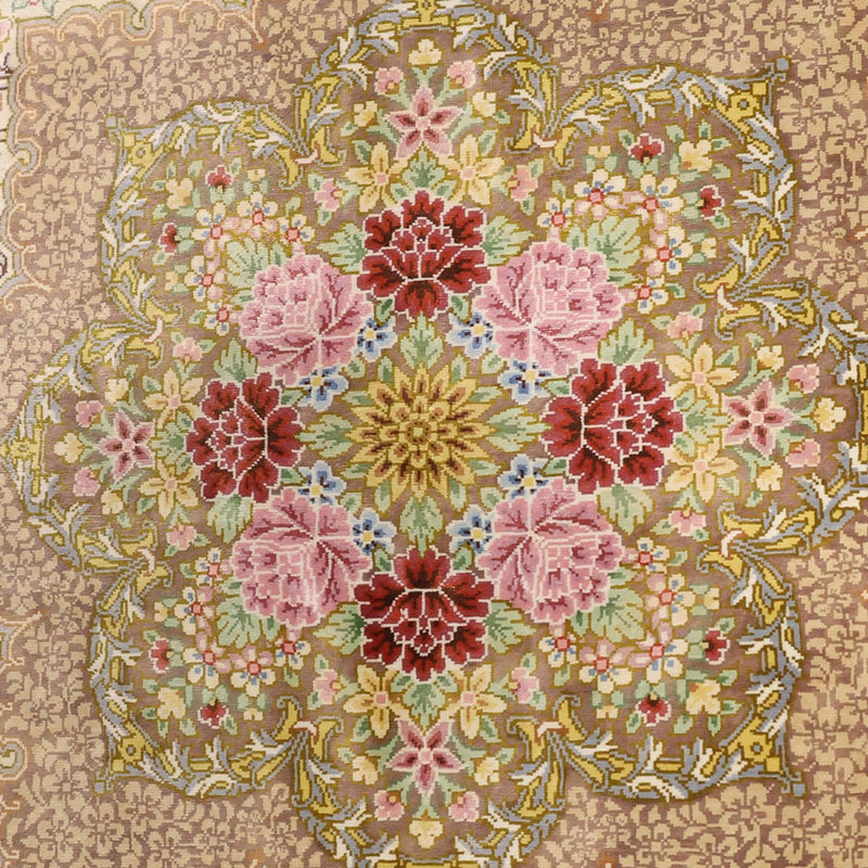 Tappeto Persero - Ghom - Reale - 165 x 101 cm - beige chiaro