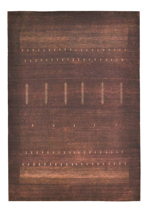 Tappeto Gabbeh - Loribaft Indus - 247 x 173 cm - rosso scuro