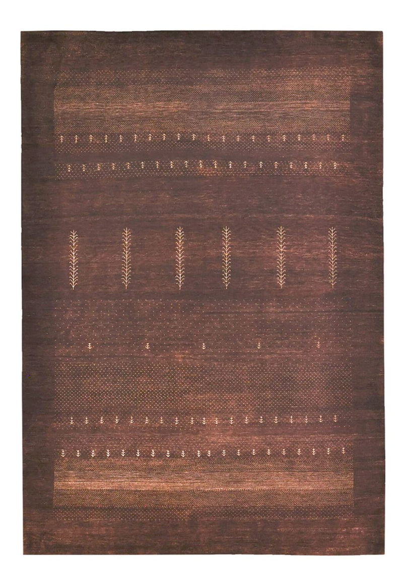 Tappeto Gabbeh - Loribaft Indus - 247 x 173 cm - rosso scuro