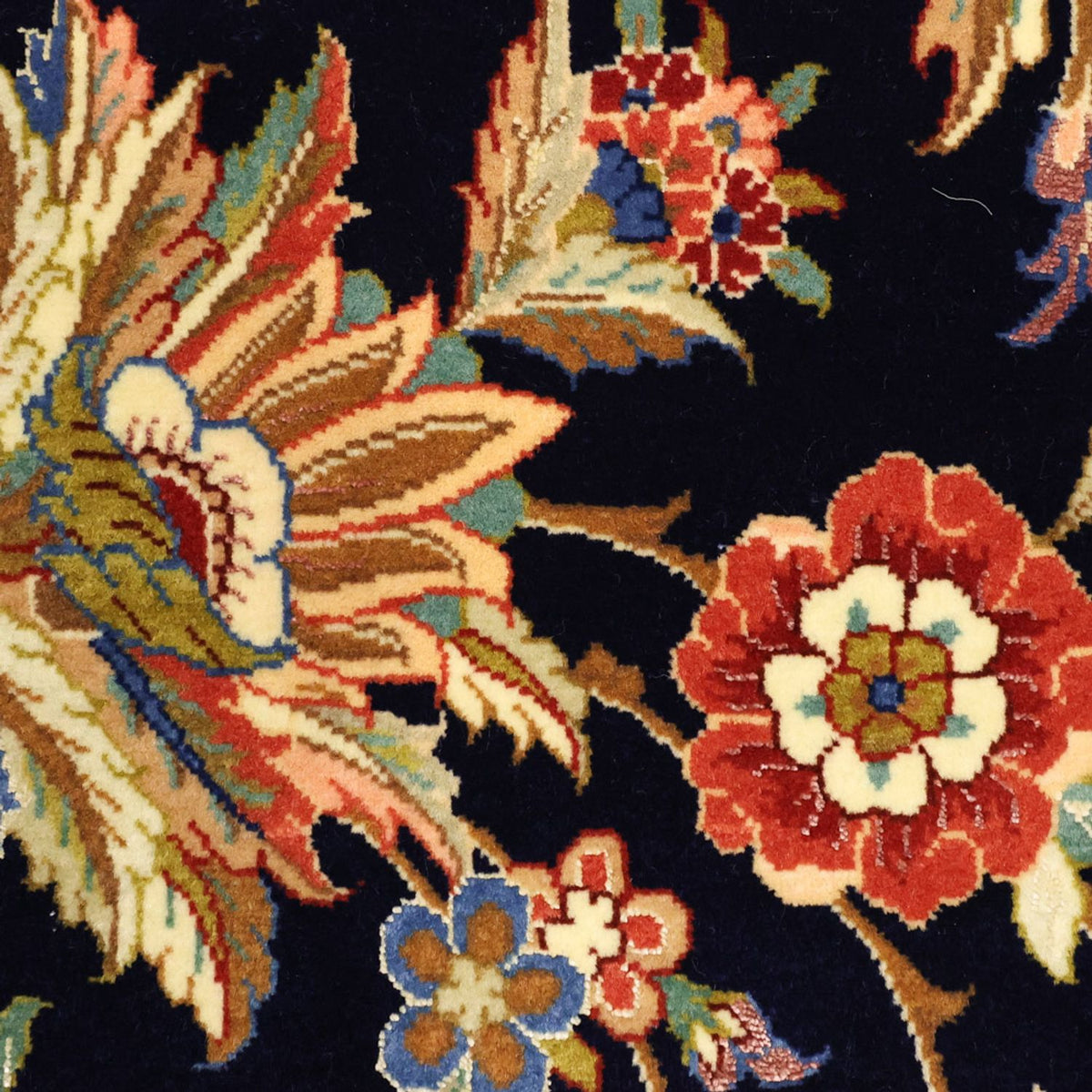 Tappeto Persero - Isfahan - Premio - 151 x 101 cm - blu scuro