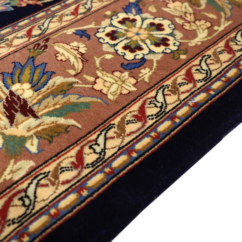 Tappeto Persero - Isfahan - Premio - 151 x 101 cm - blu scuro