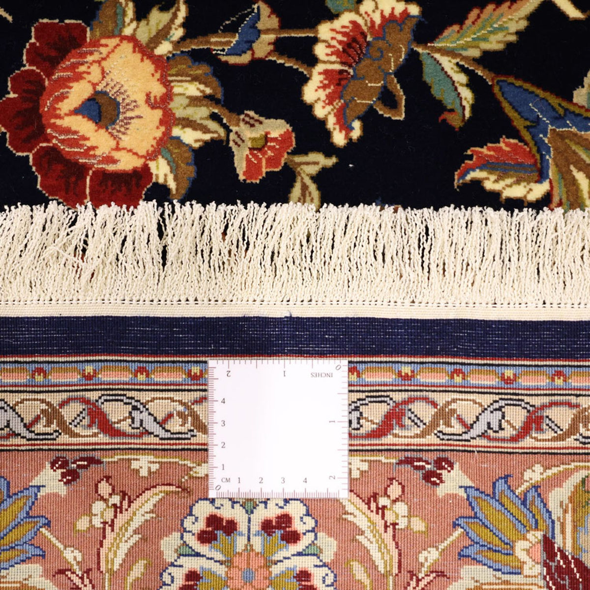 Tappeto Persero - Isfahan - Premio - 151 x 101 cm - blu scuro