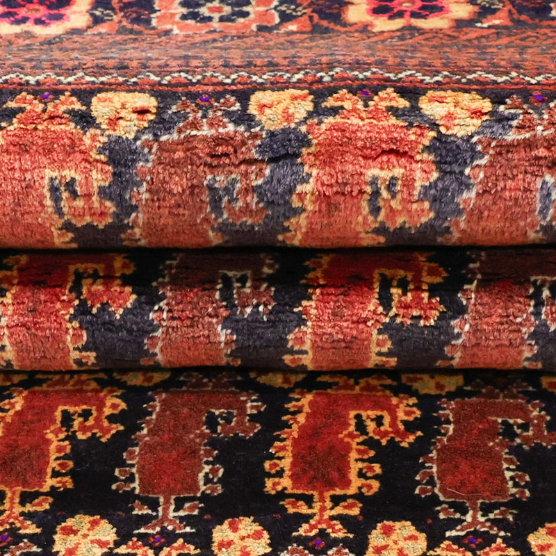 Tappeto corsia Tappeto Belutsch - 190 x 98 cm - rosso scuro