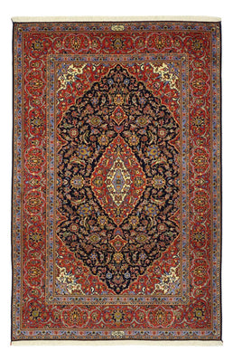 Tappeto Persero - Keshan - 208 x 139 cm - rosso scuro