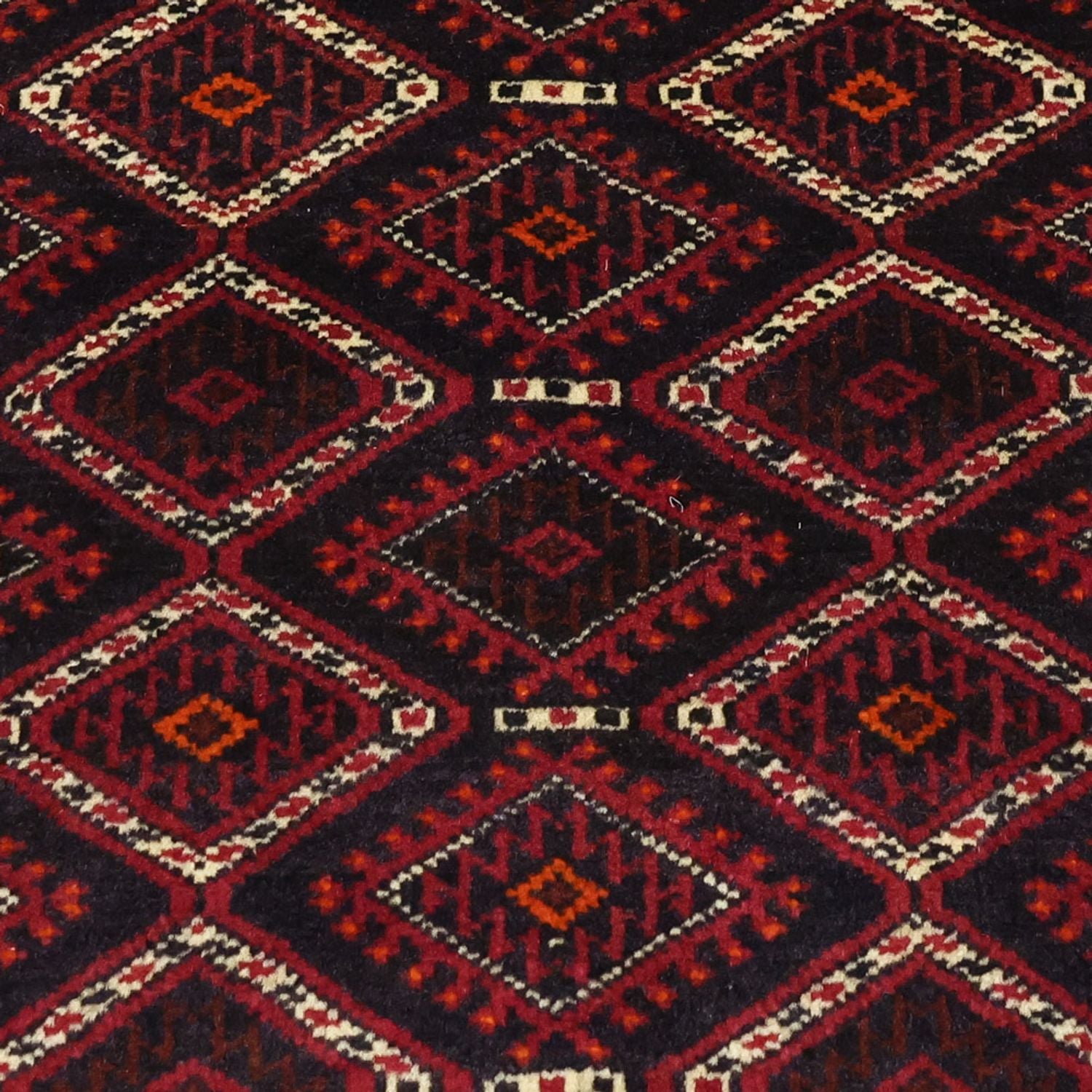 Tappeto corsia Tappeto Belutsch - 190 x 103 cm - rosso scuro
