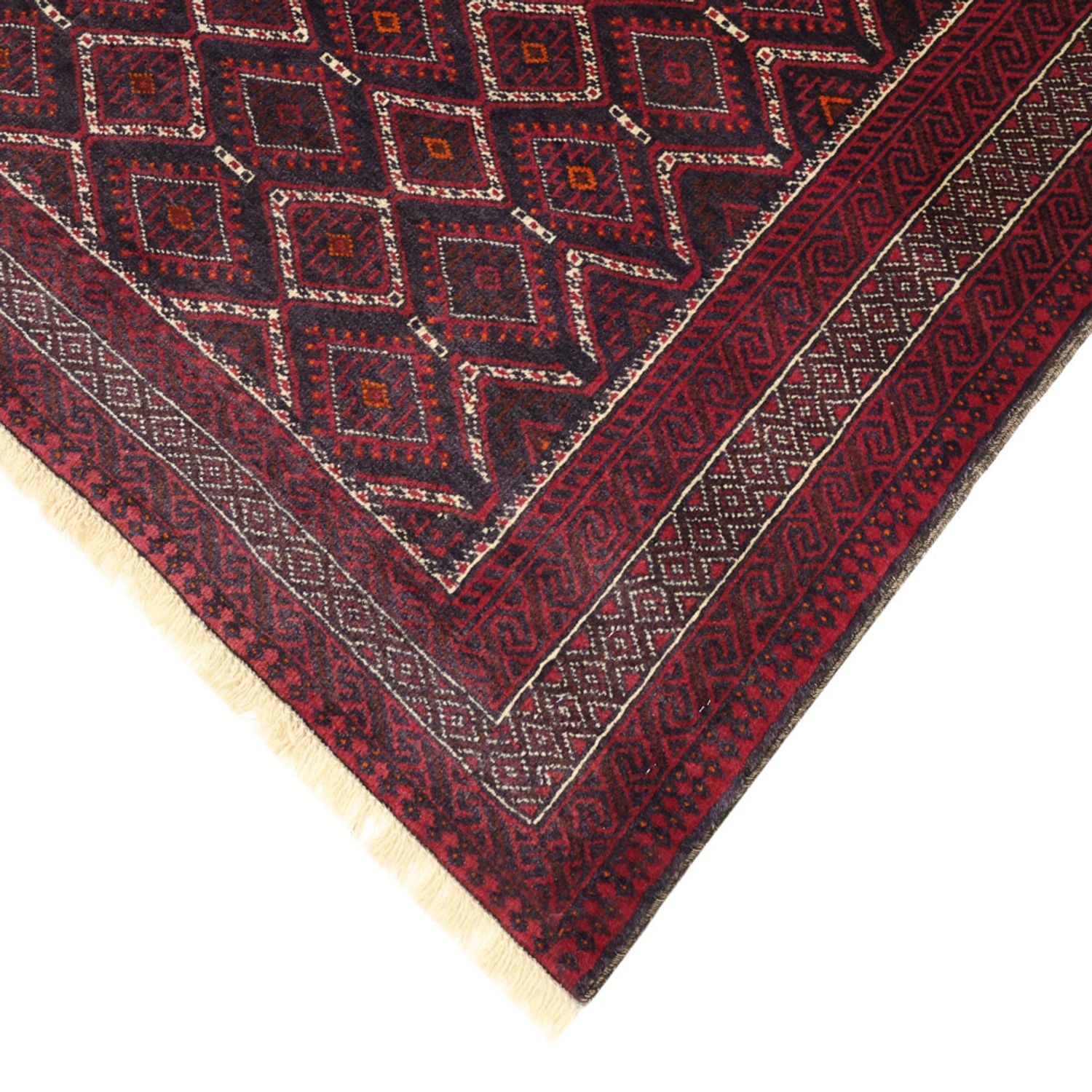 Tappeto corsia Tappeto Belutsch - 190 x 103 cm - rosso scuro