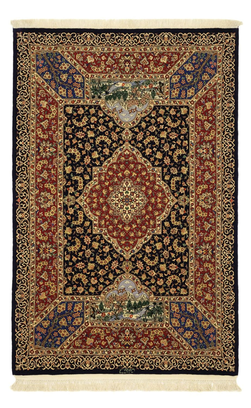 Tappeto Persero - Ghom - 154 x 100 cm - beige scuro