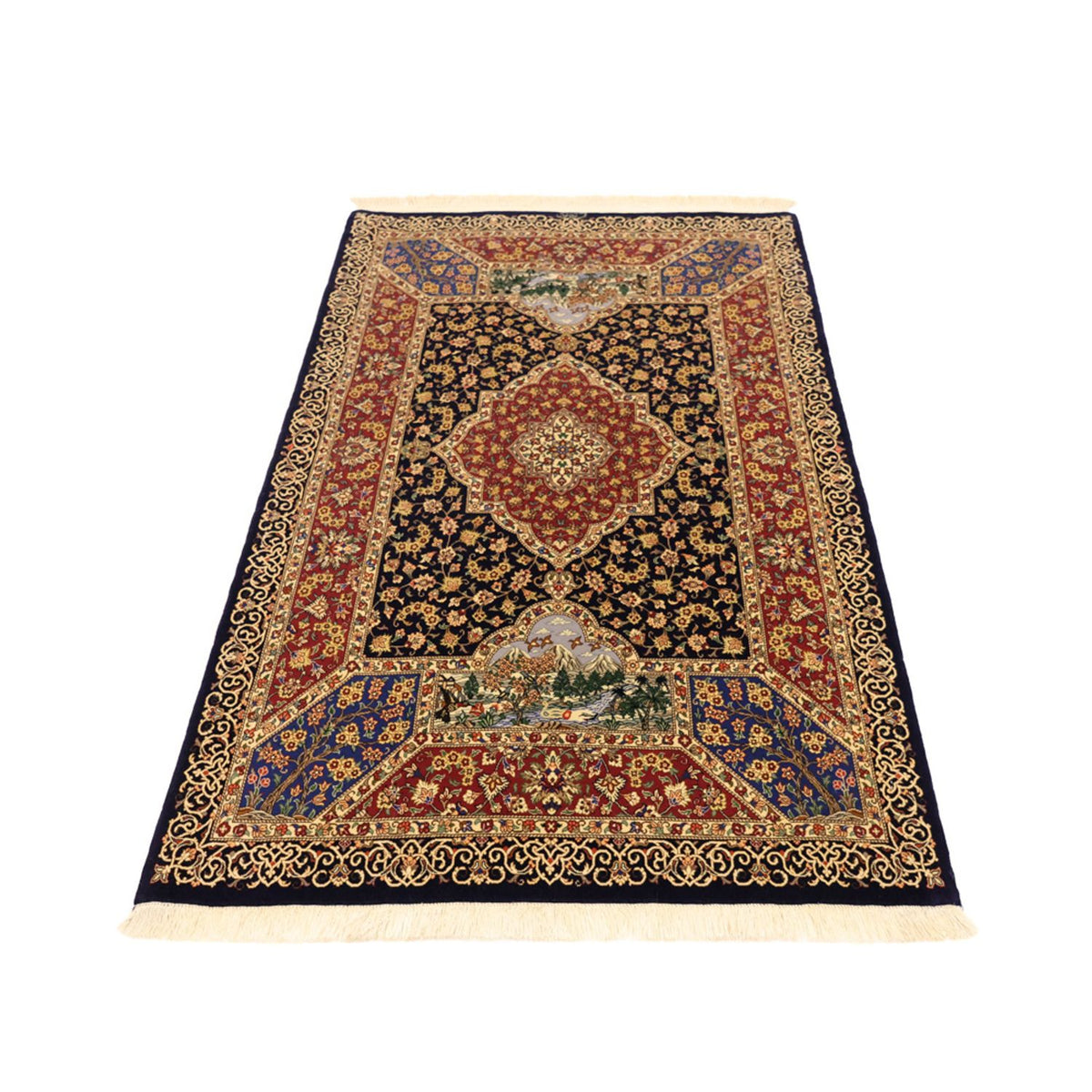 Tappeto Persero - Ghom - 154 x 100 cm - beige scuro