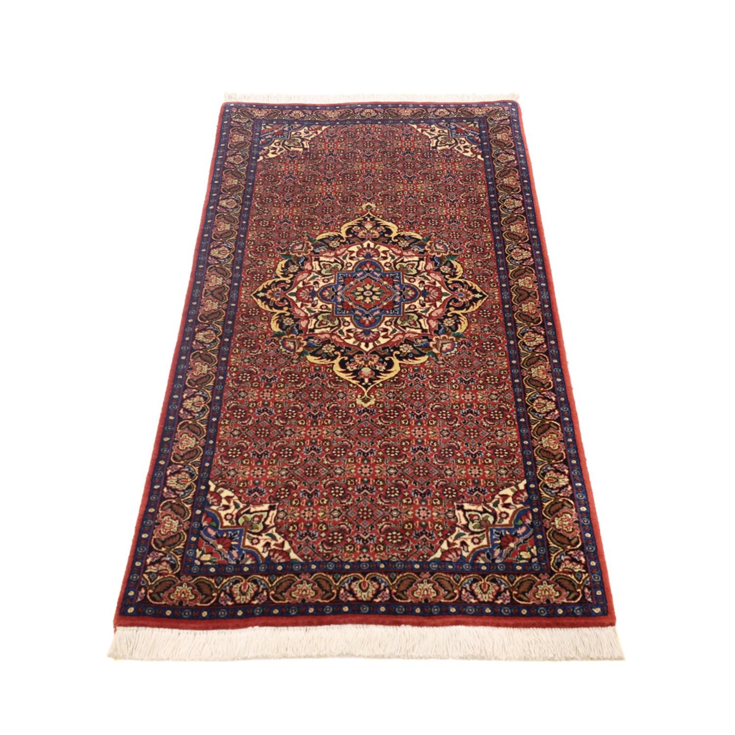 Tappeto Persero - Bidjar - 136 x 71 cm - rosso scuro
