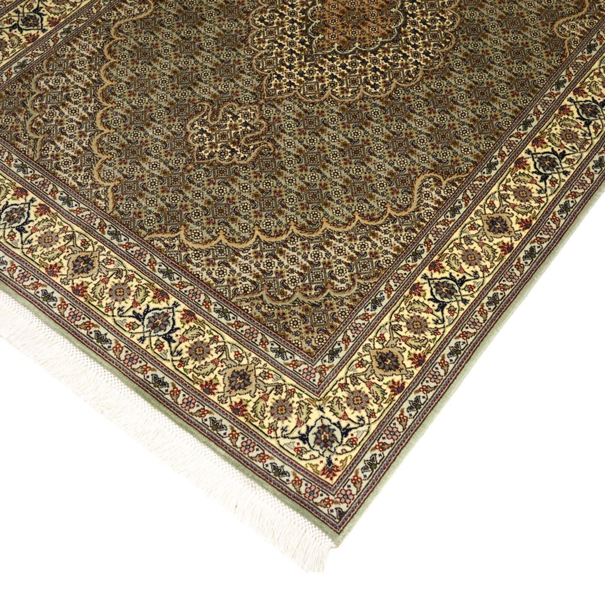 Tappeto Persero - Tabriz - Reale - 151 x 100 cm - verde oliva