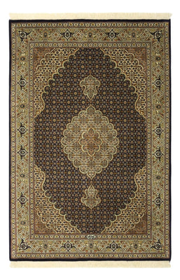 Tappeto Persero - Tabriz - Reale - Ordito di seta - 149 x 100 cm - beige scuro
