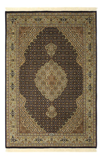 Tappeto Persero - Tabriz - Reale - Ordito di seta - 149 x 100 cm - beige scuro