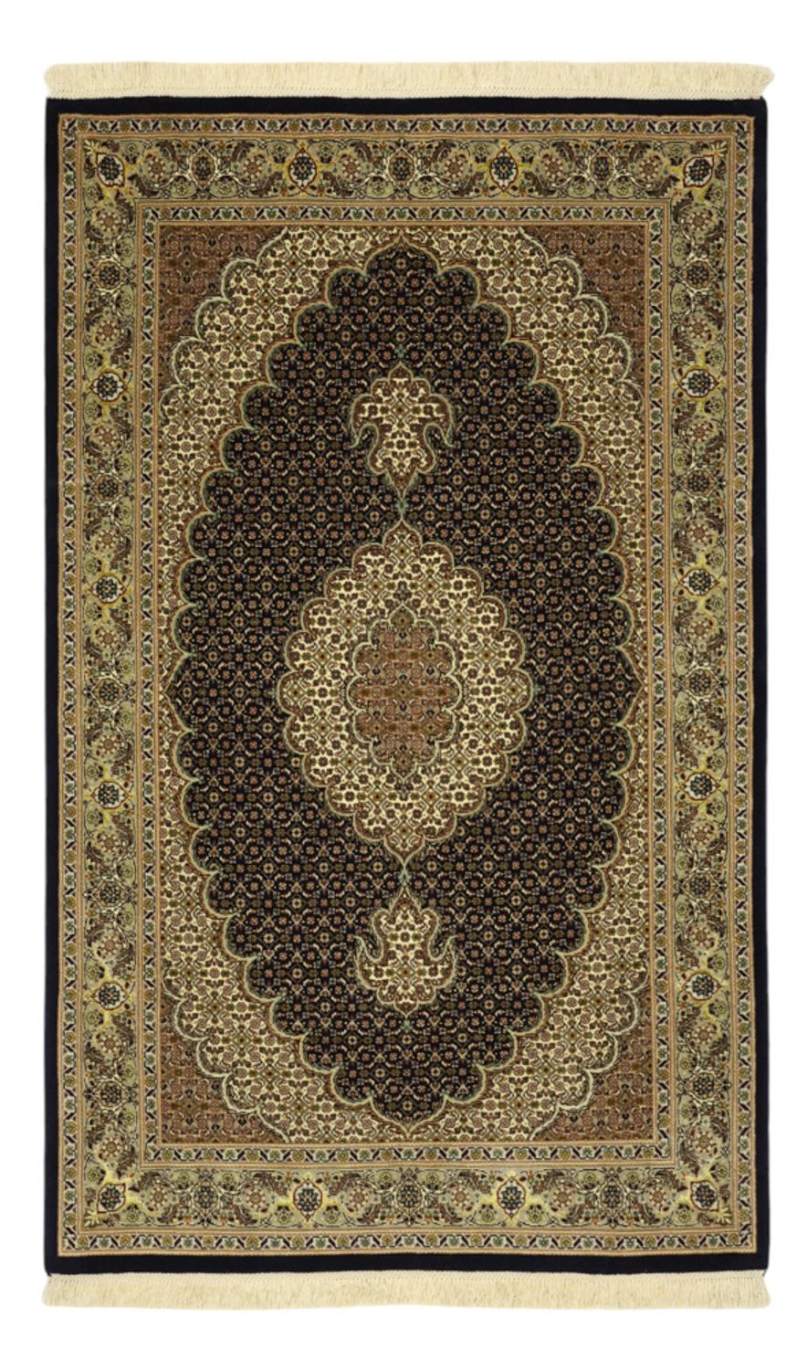 Tappeto Persero - Tabriz - Reale - Ordito di seta - 159 x 98 cm - beige scuro