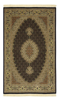 Tappeto Persero - Tabriz - Reale - Ordito di seta - 159 x 98 cm - beige scuro
