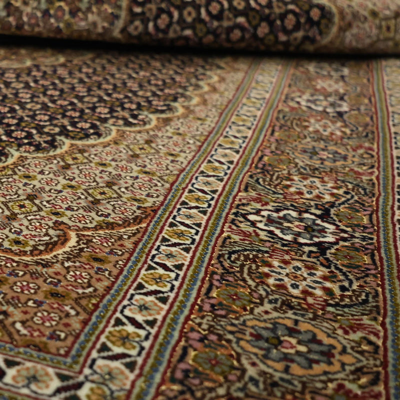 Tappeto Persero - Tabriz - Reale - 150 x 99 cm - beige scuro