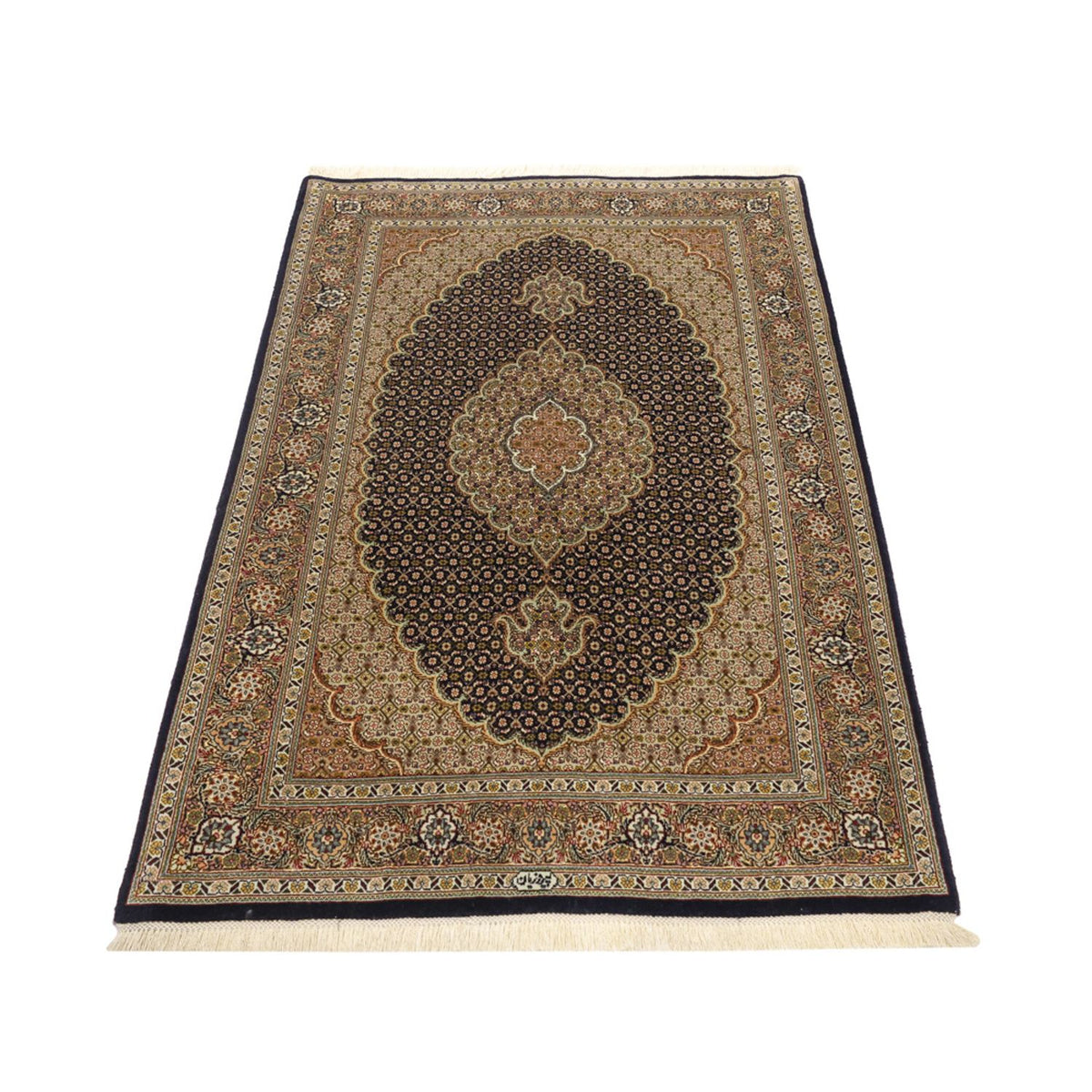 Tappeto Persero - Tabriz - Reale - 150 x 99 cm - beige scuro