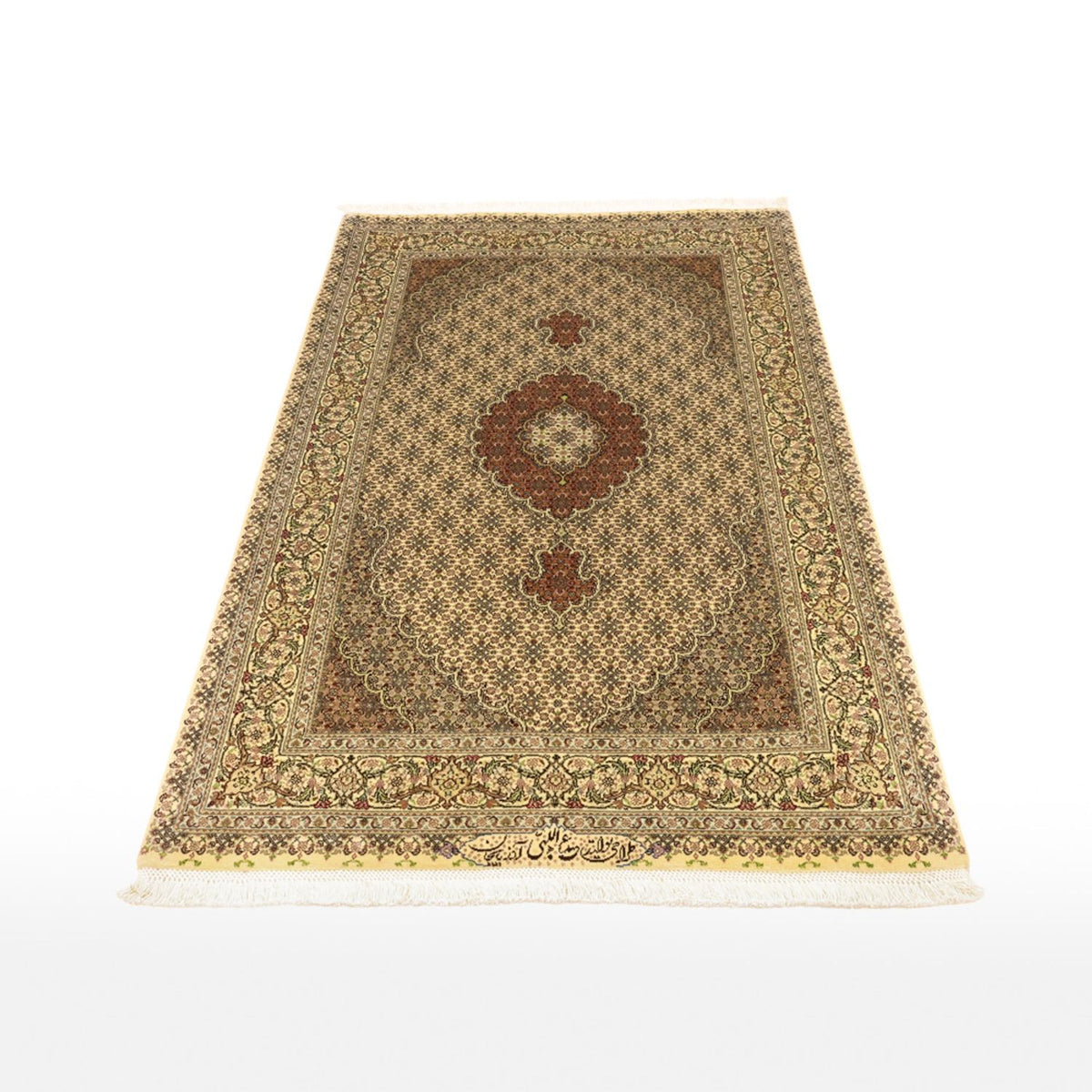 Tappeto Persero - Tabriz - Reale - 152 x 103 cm - verde oliva