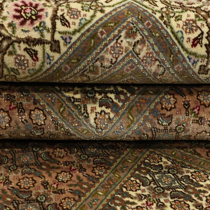 Tappeto Persero - Tabriz - Reale - Reale - 207 x 152 cm - beige scuro