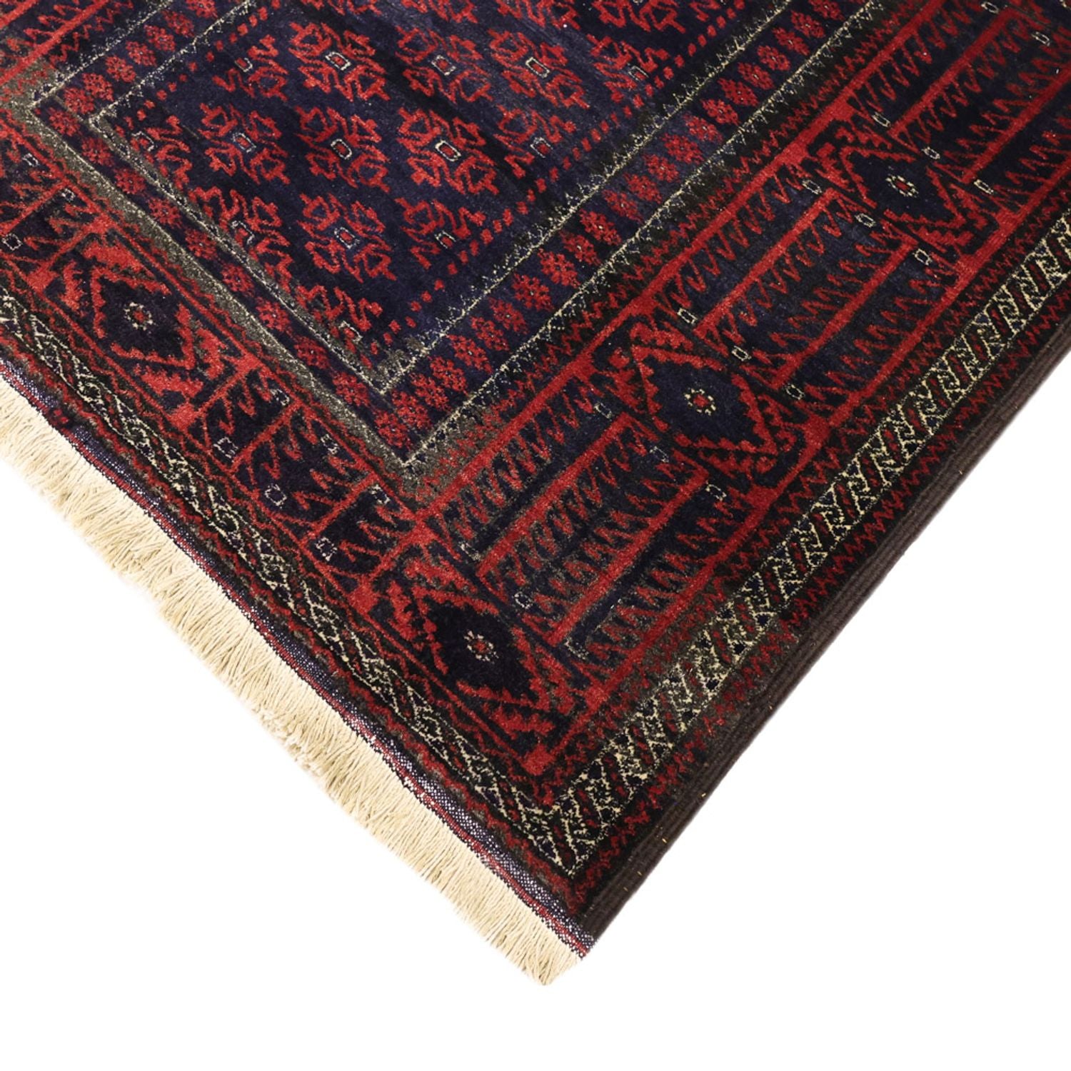 Tappeto corsia Tappeto Belutsch - 188 x 99 cm - rosso scuro