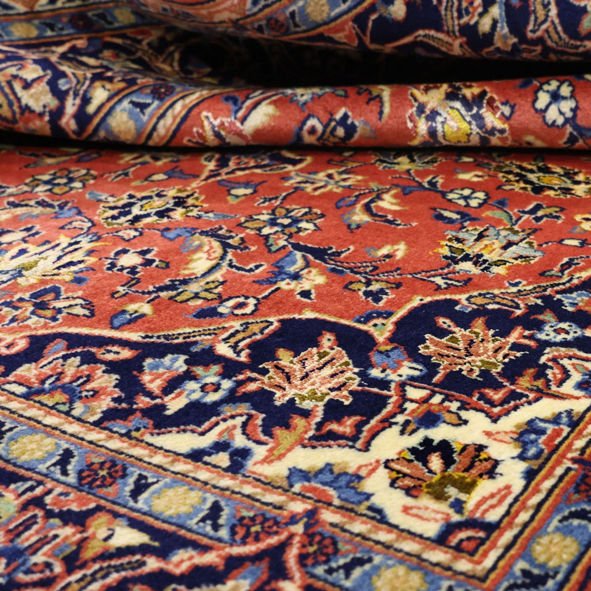 Tappeto Persero - Keshan - 160 x 112 cm - rosso chiaro