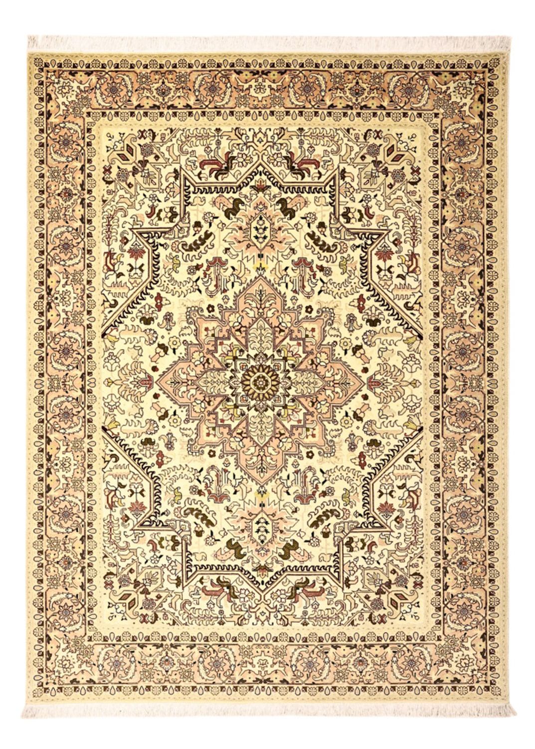 Tappeto Persero - Tabriz - Reale - 203 x 147 cm - beige