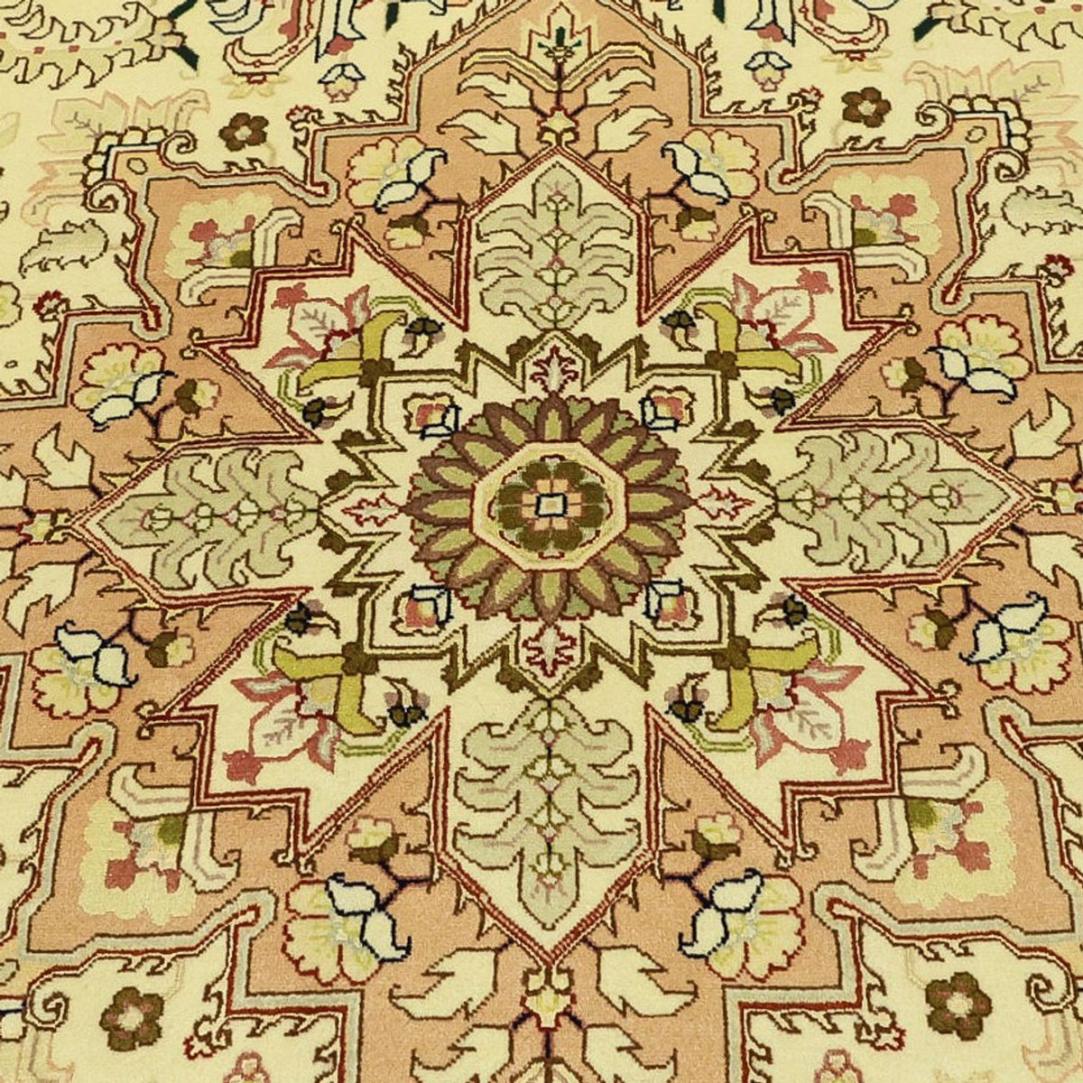 Tappeto Persero - Tabriz - Reale - 203 x 147 cm - beige