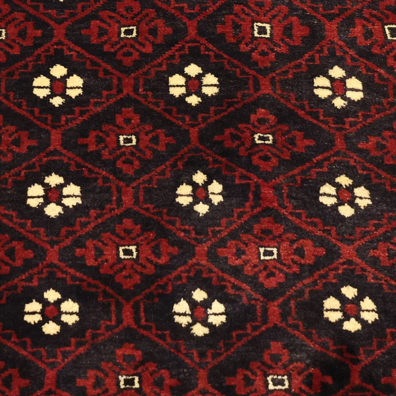 Tappeto corsia Tappeto Belutsch - 198 x 103 cm - rosso scuro