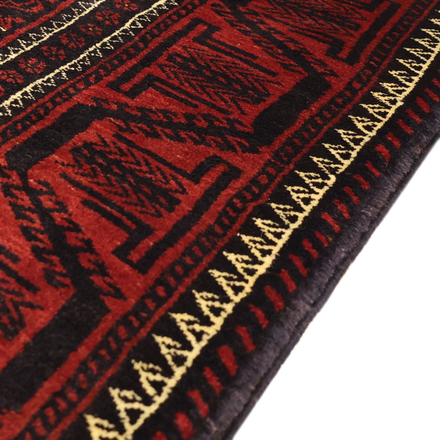 Tappeto corsia Tappeto Belutsch - 198 x 103 cm - rosso scuro