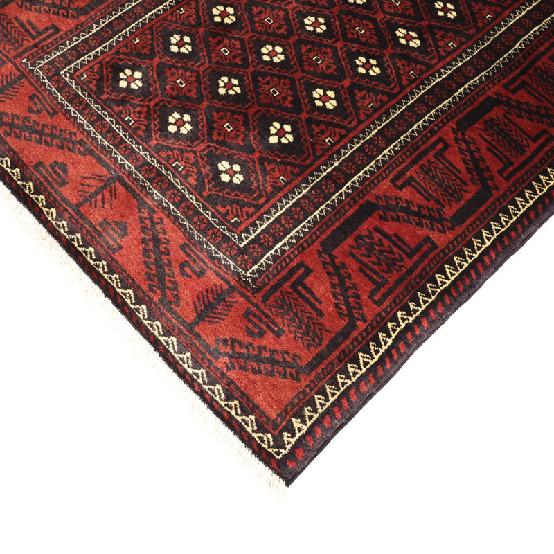 Tappeto corsia Tappeto Belutsch - 198 x 103 cm - rosso scuro