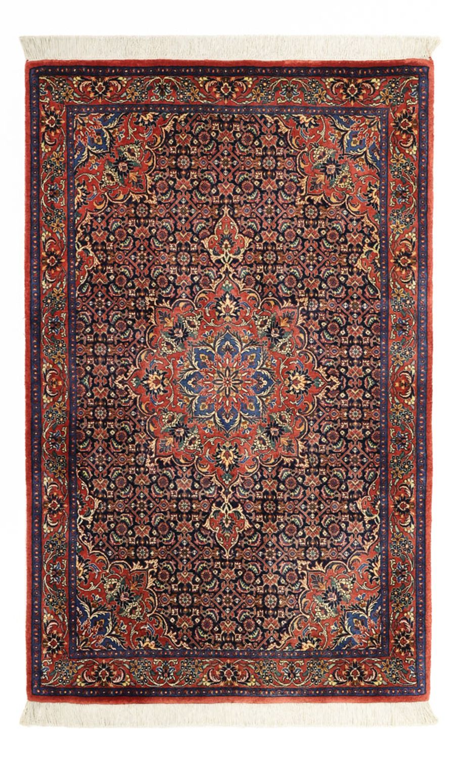 Tappeto Persero - Bidjar - 142 x 90 cm - rosso scuro