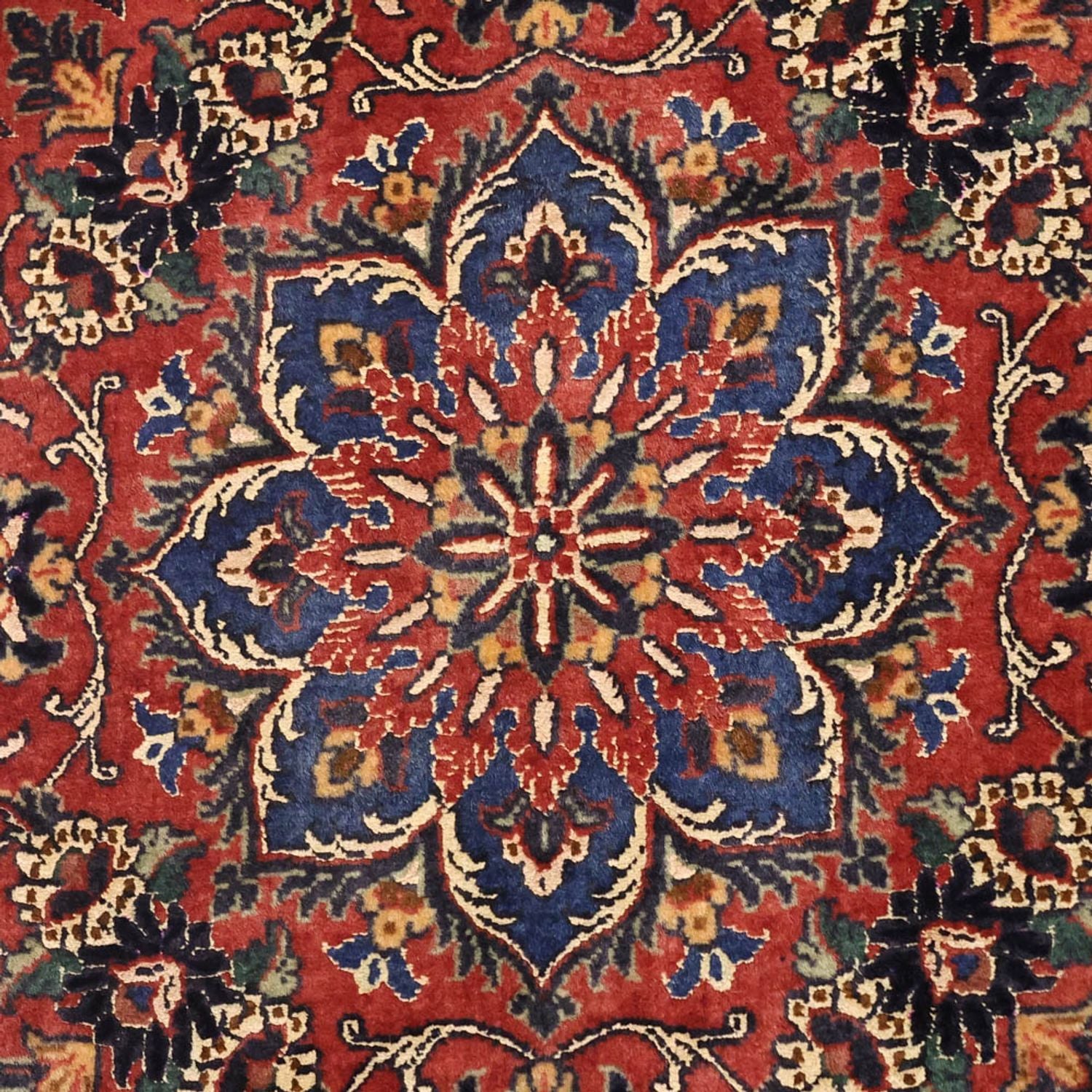 Tappeto Persero - Bidjar - 142 x 90 cm - rosso scuro