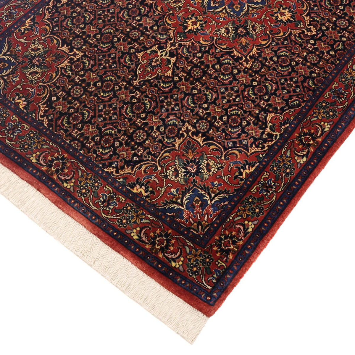 Tappeto Persero - Bidjar - 142 x 90 cm - rosso scuro