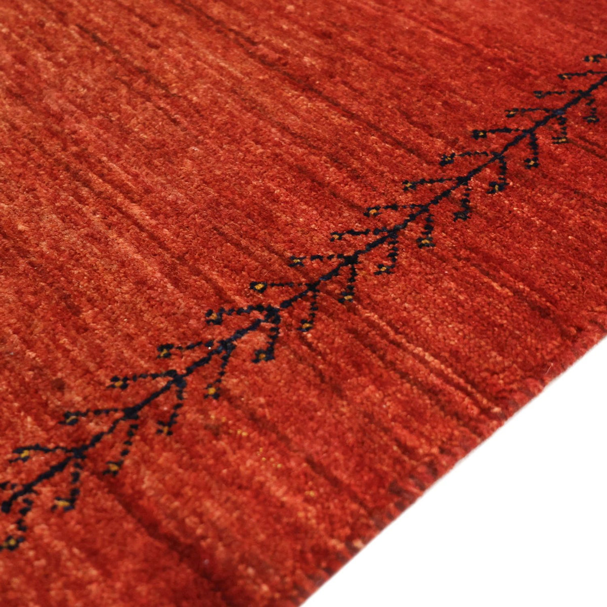 Tappeto Gabbeh - Loribaft Persero - 115 x 82 cm - rosso scuro