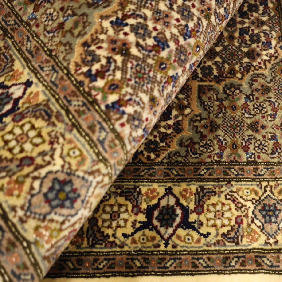 Tappeto Persero - Tabriz - Reale - 92 x 60 cm - verde oliva