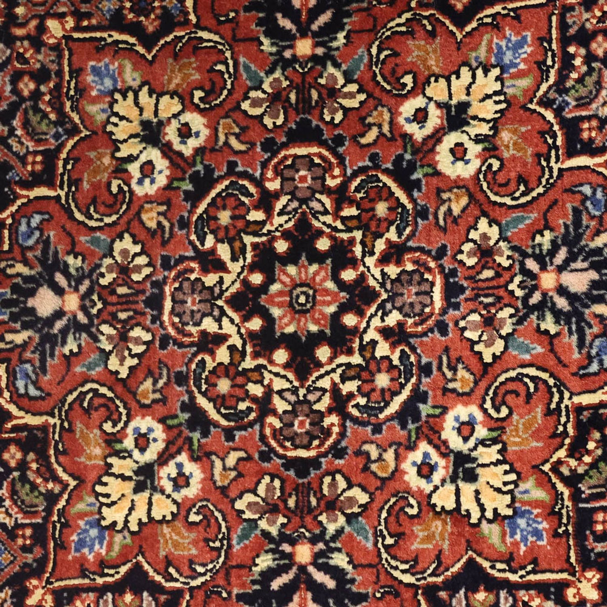 Tappeto Persero - Bidjar - 144 x 75 cm - rosso scuro