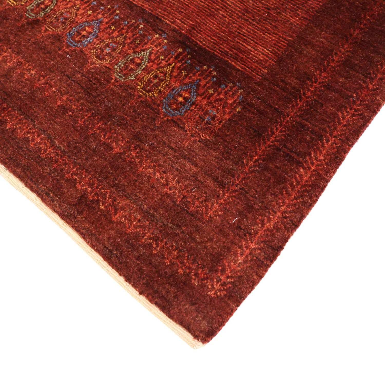 Tappeto Gabbeh - Kashkuli Persero - 131 x 82 cm - rosso scuro