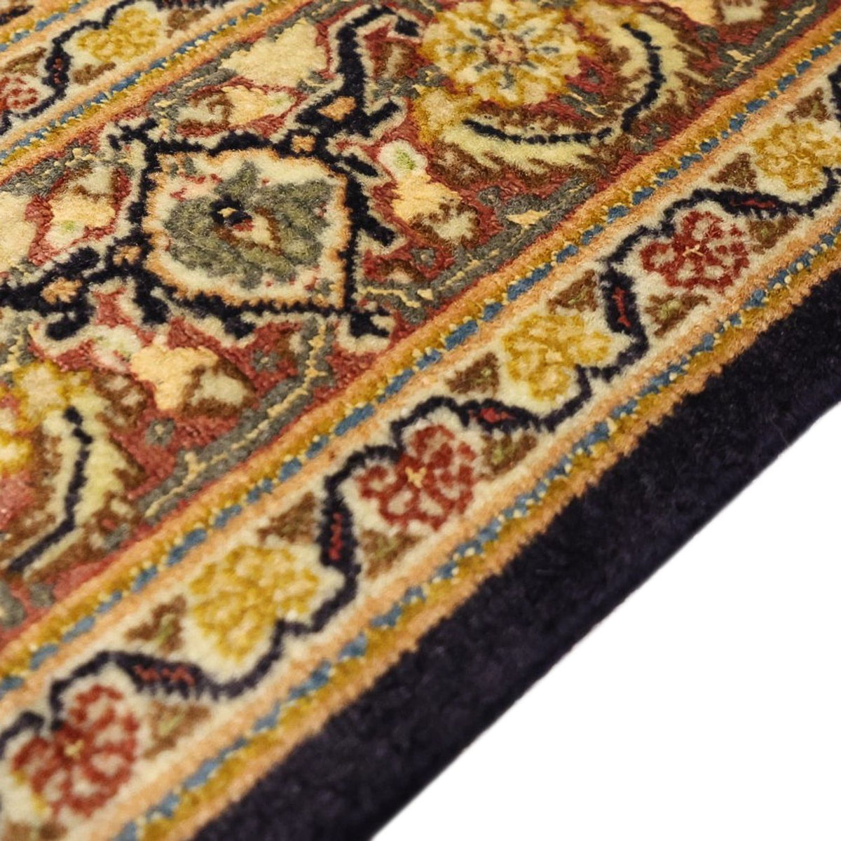 Tappeto Persero - Tabriz - Reale - 148 x 100 cm - blu scuro