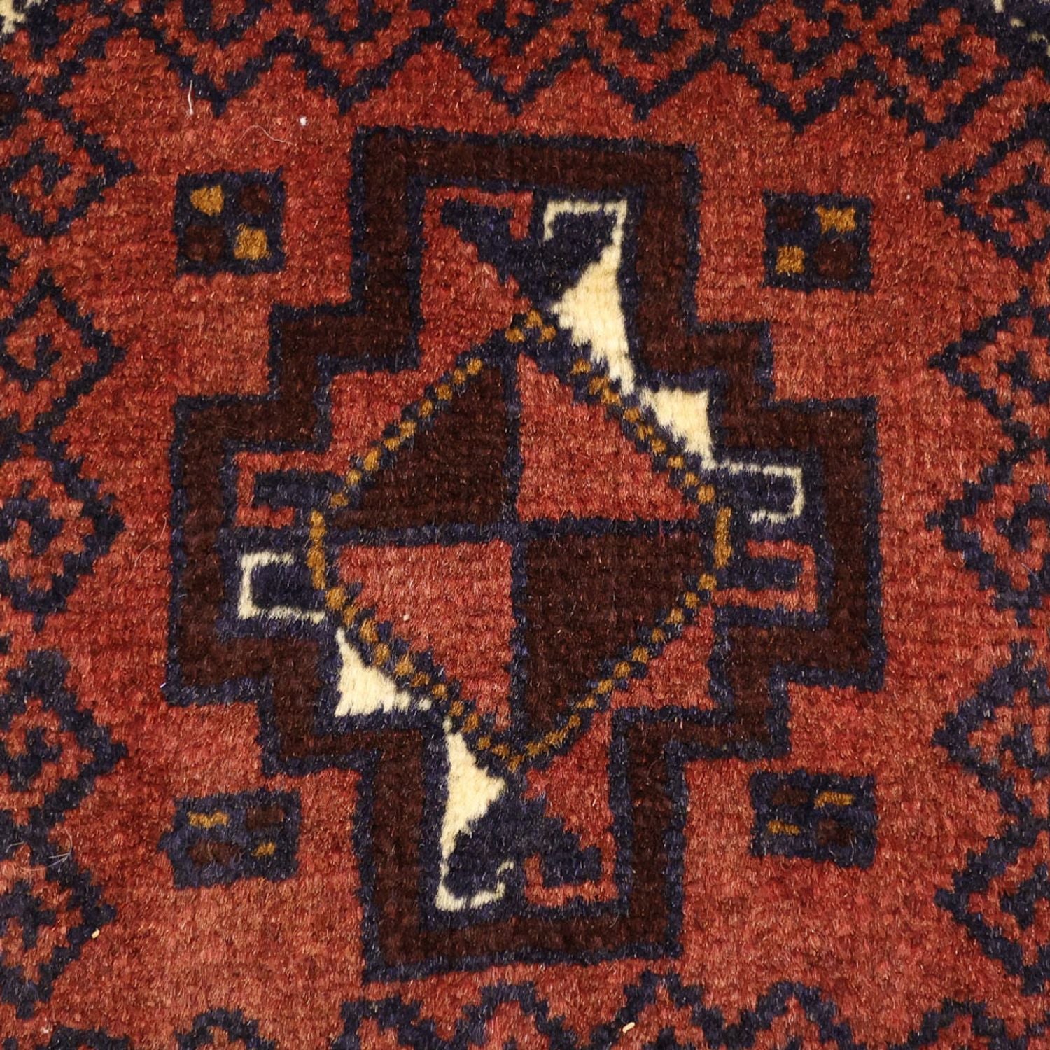 Tappeto corsia Tappeto Belutsch - 198 x 98 cm - rosso scuro