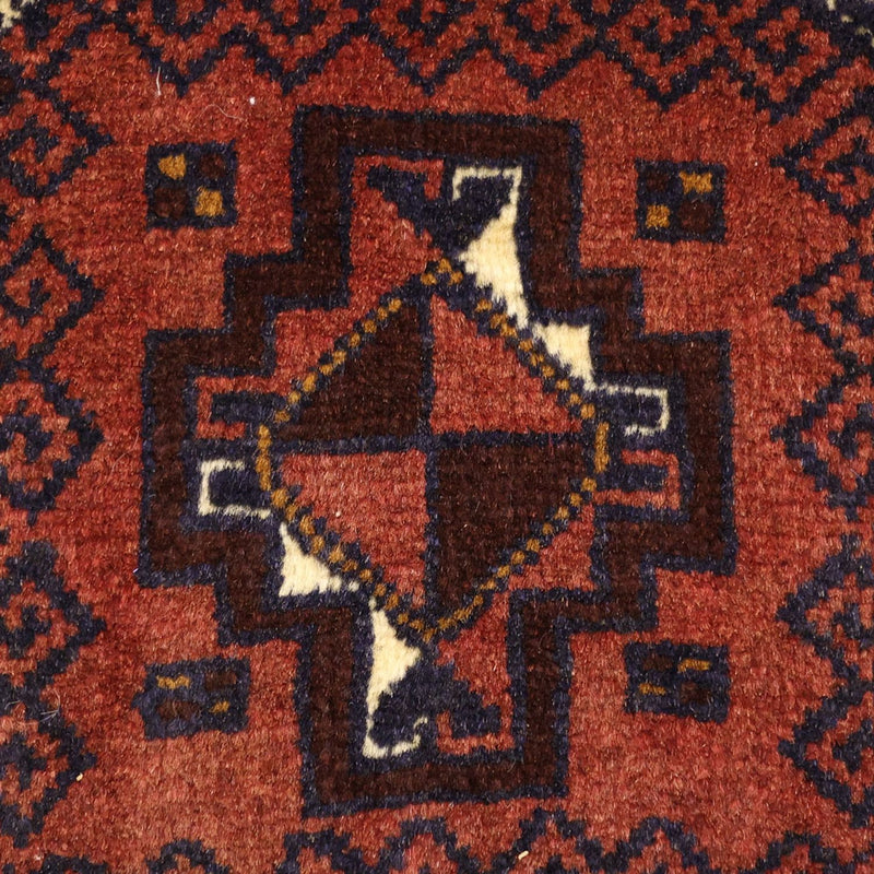 Tappeto corsia Tappeto Belutsch - 198 x 98 cm - rosso scuro