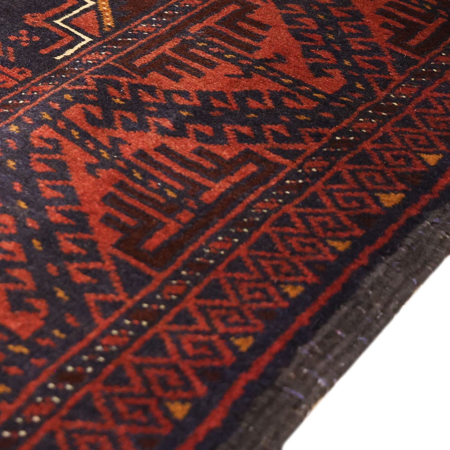 Tappeto corsia Tappeto Belutsch - 198 x 98 cm - rosso scuro