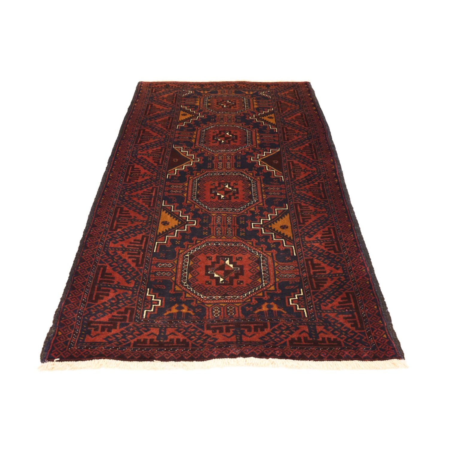Tappeto corsia Tappeto Belutsch - 198 x 98 cm - rosso scuro