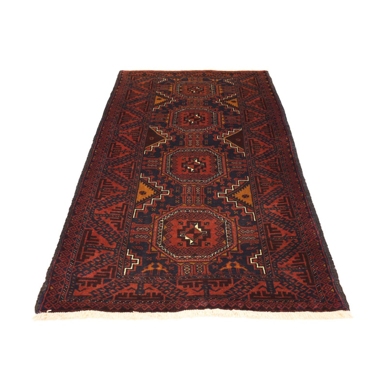 Tappeto corsia Tappeto Belutsch - 198 x 98 cm - rosso scuro