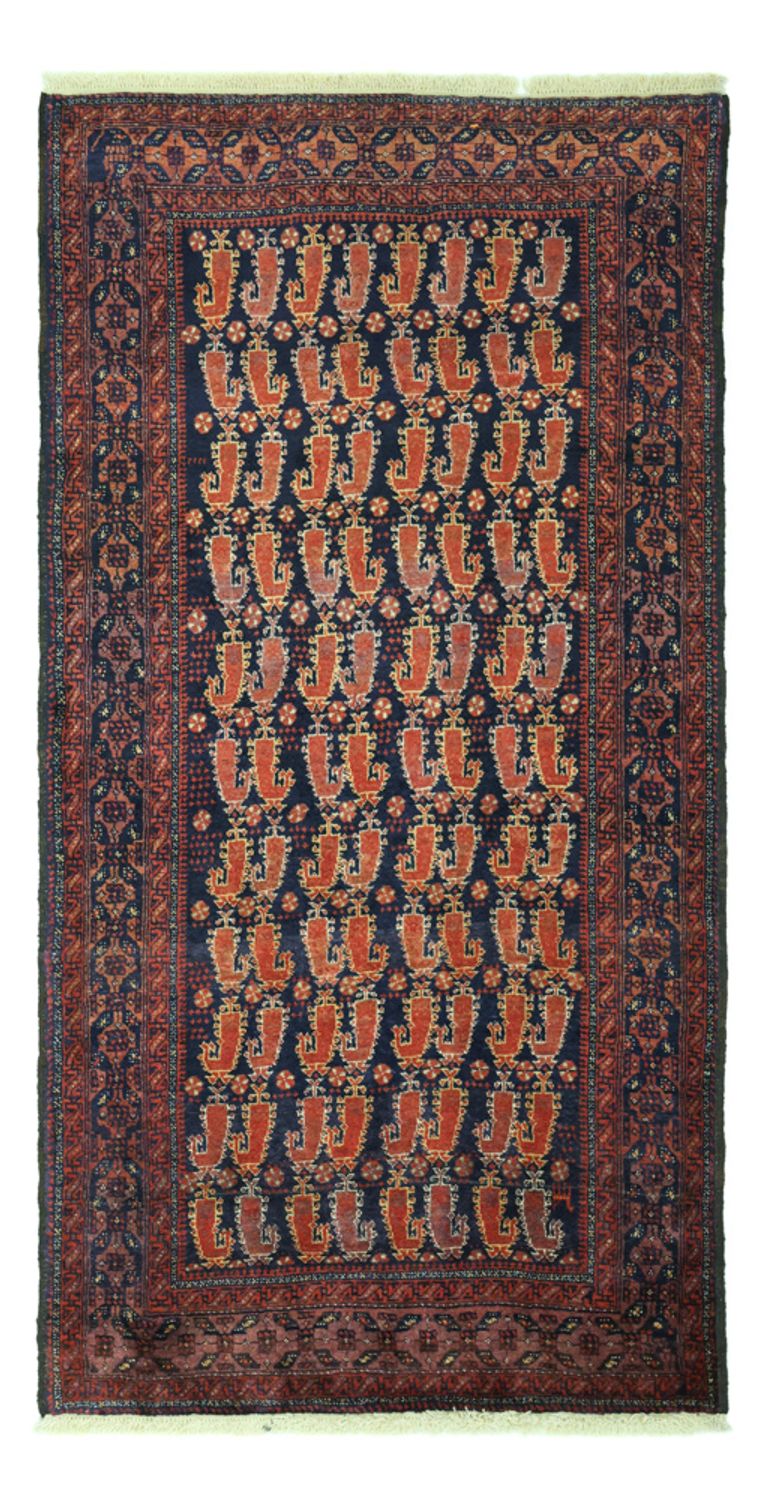 Tappeto corsia Tappeto Belutsch - 194 x 100 cm - rosso scuro