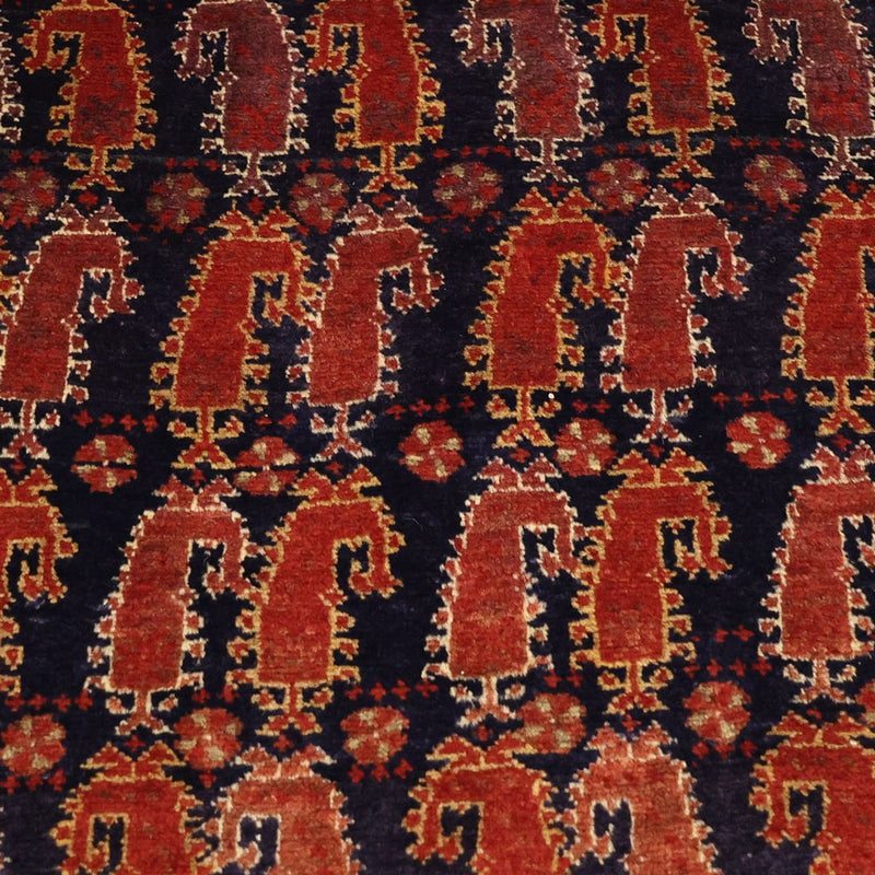 Tappeto corsia Tappeto Belutsch - 194 x 100 cm - rosso scuro