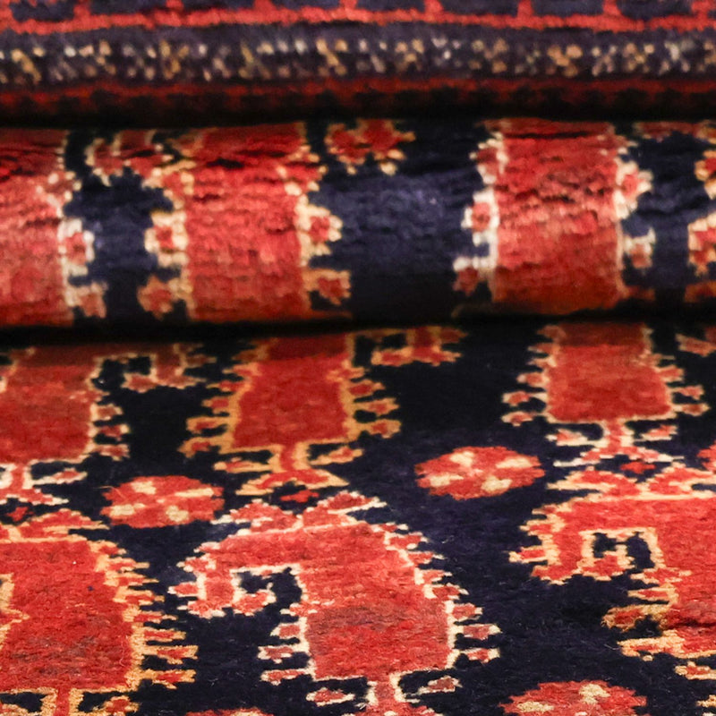 Tappeto corsia Tappeto Belutsch - 194 x 100 cm - rosso scuro