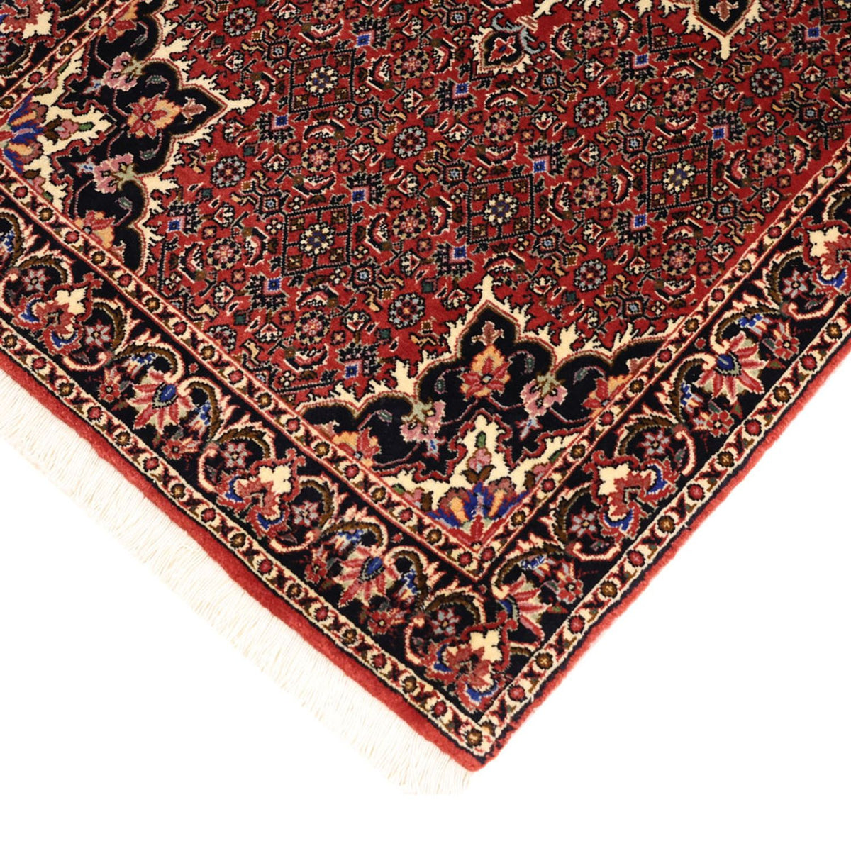 Tappeto Persero - Bidjar - 144 x 73 cm - rosso scuro