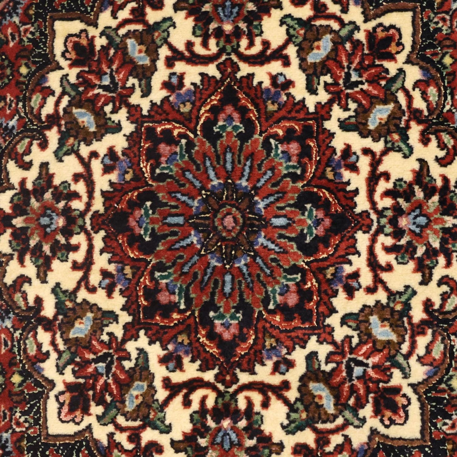Tappeto Persero - Bidjar - Reale - 147 x 72 cm - rosso scuro