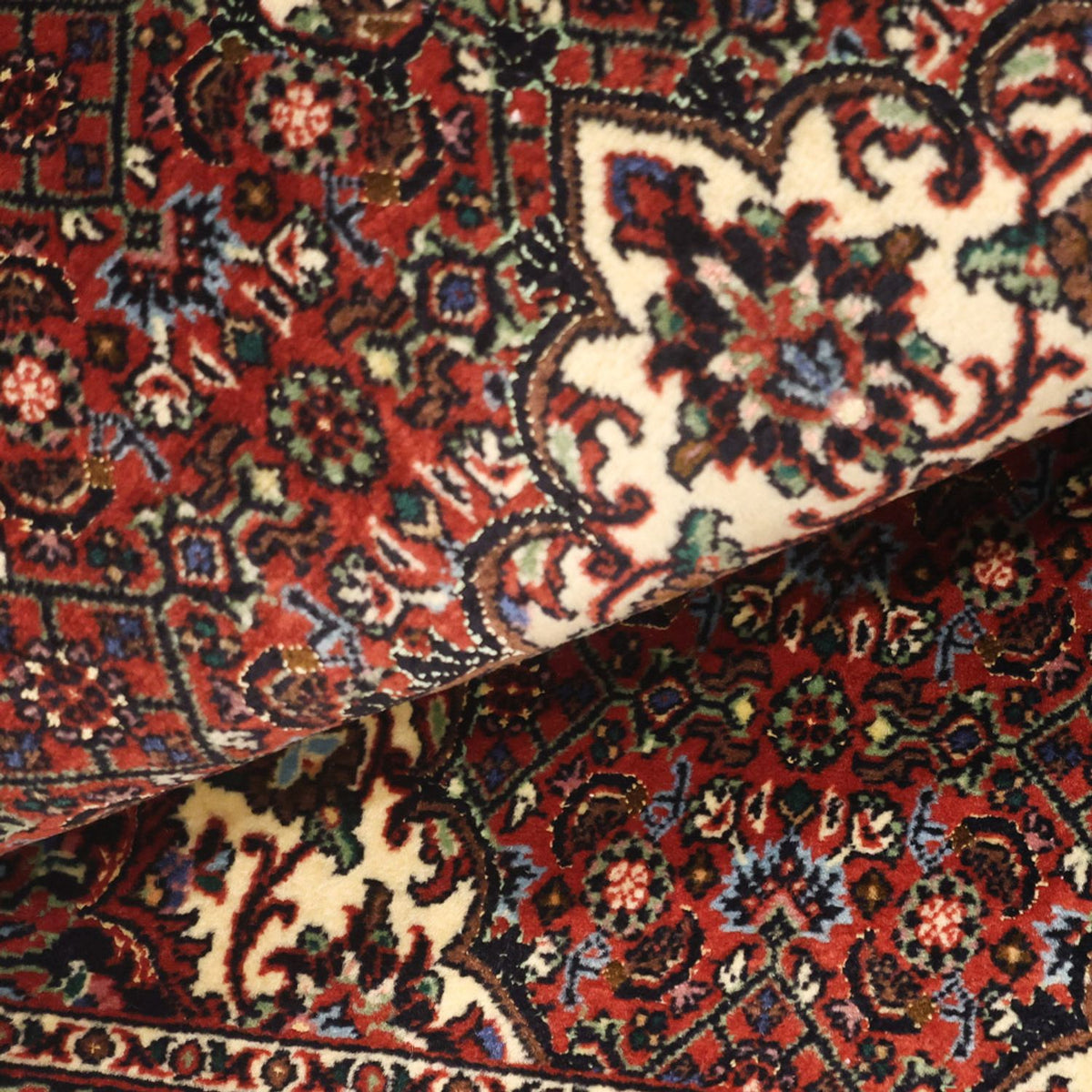 Tappeto Persero - Bidjar - Reale - 147 x 72 cm - rosso scuro