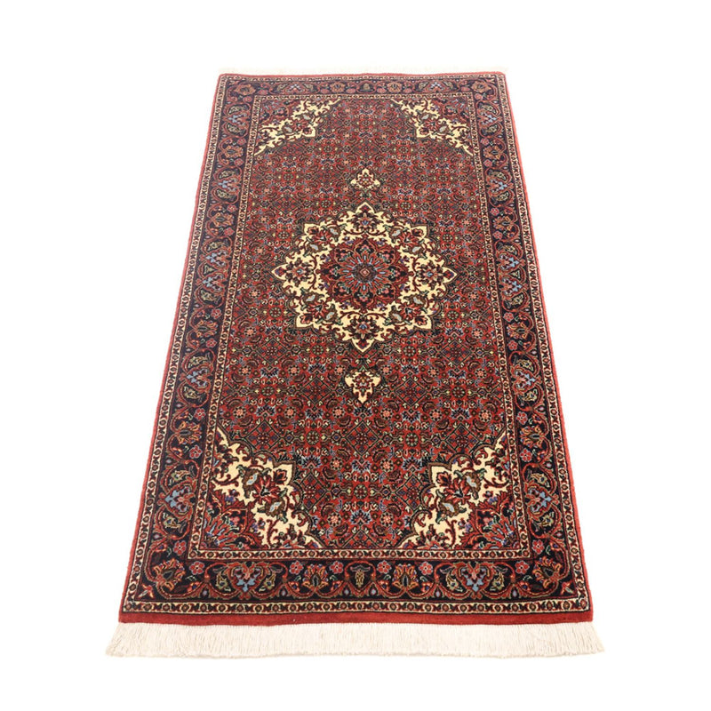 Tappeto Persero - Bidjar - Reale - 147 x 72 cm - rosso scuro