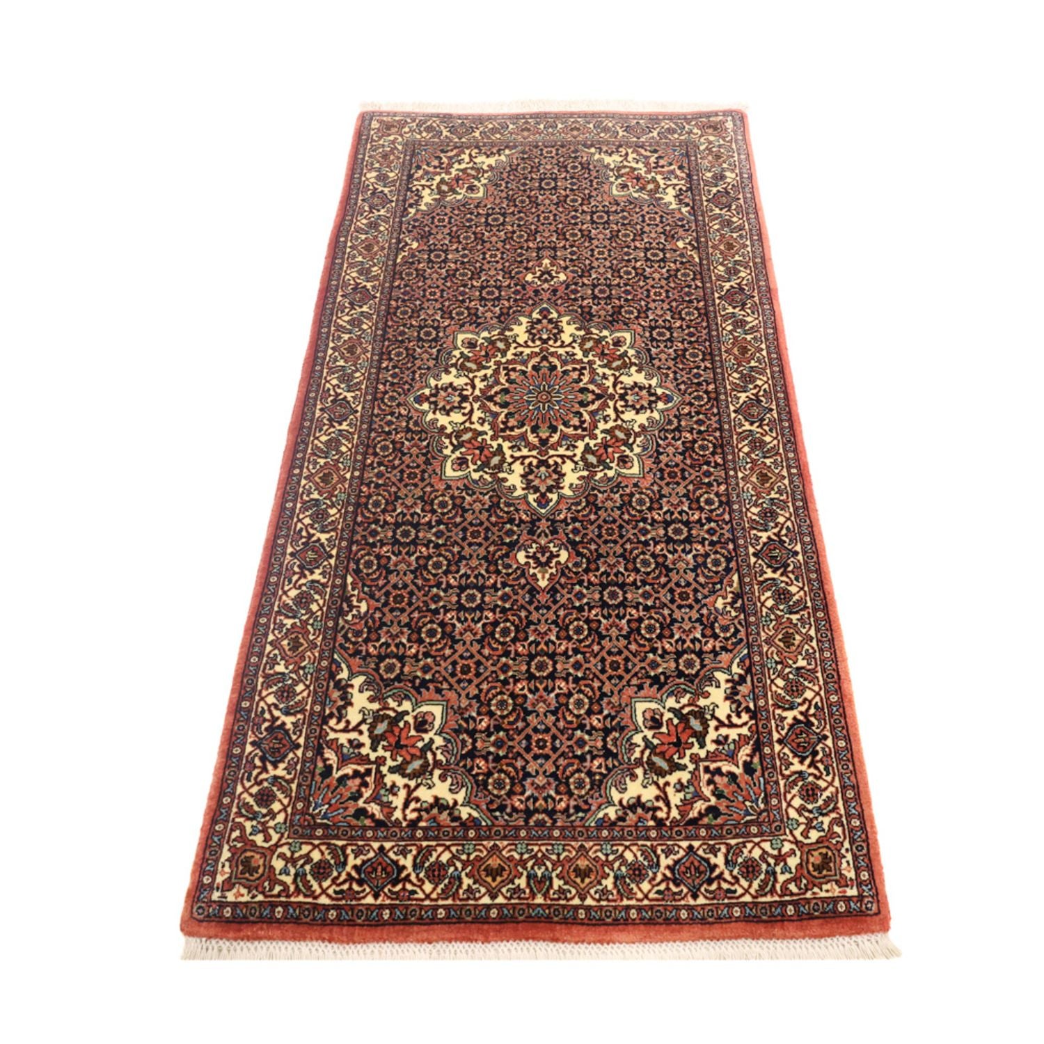 Tappeto Persero - Bidjar - Reale - 149 x 69 cm - rosso scuro
